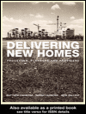 cover image of Delivering New Homes